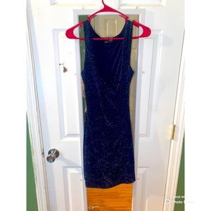 Sparkly blue dress